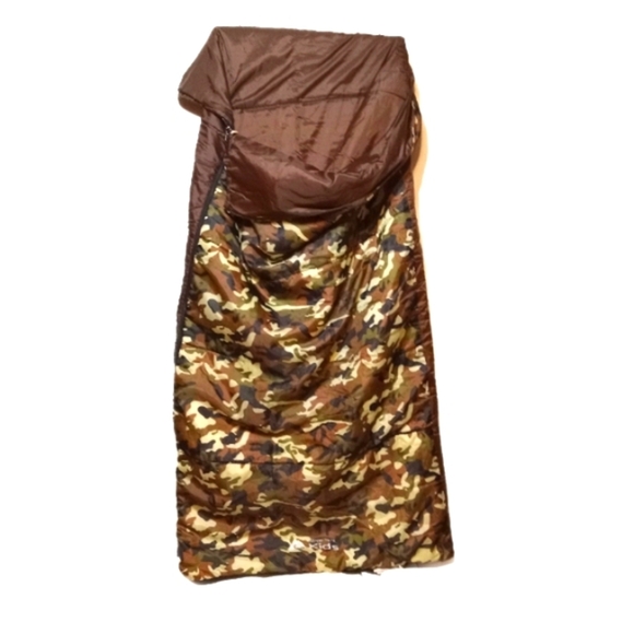 Ozark Trail Sleeping Bag Camo Carry & Store Tote Lock Tie String Kids 60" x 29" - Picture 3 of 6